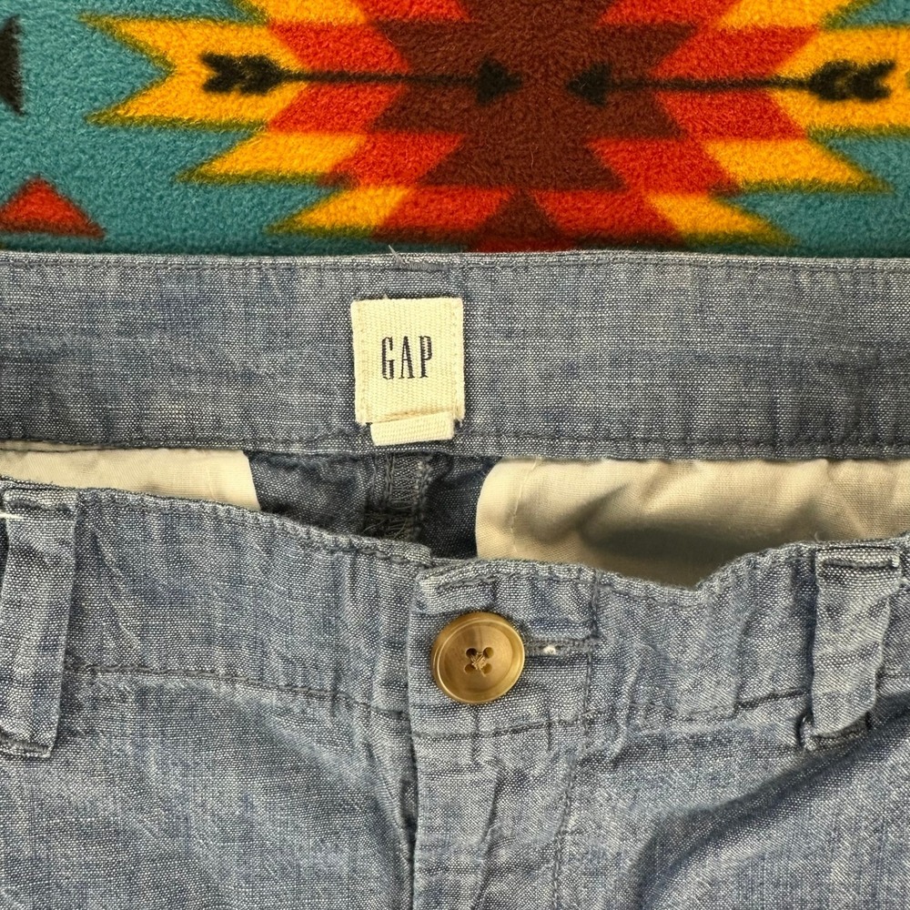 Gap‎ Chinos Pants Ladies Blue Casual Everyday Trousers Size 2